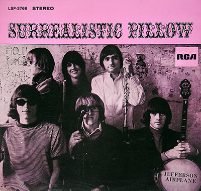 JEFFERSON AIRPLANE - Surrealistic Pillow album front cover vinyl record